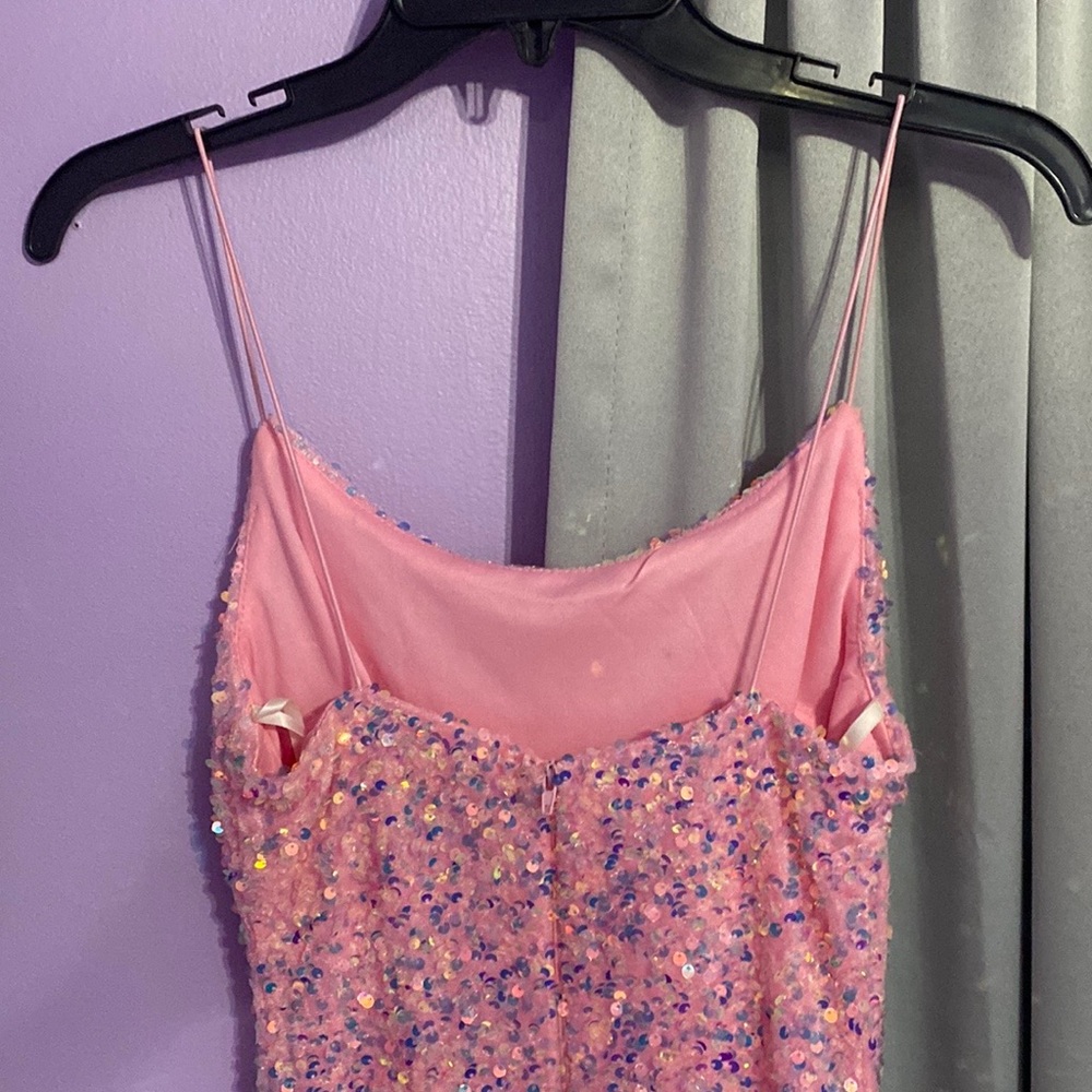 B Darlin Pink Dress 3/4 - Picture 4 of 5
